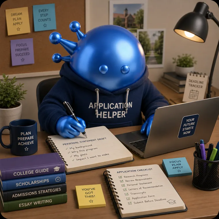 Application Helper Mind assisting with application documents